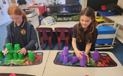 Cup Stacking at Porties